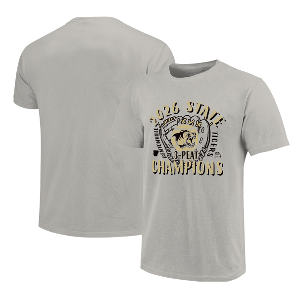 Bentonville Tigers 2026 State Champs Softball Short Sleeve T-Shirt
