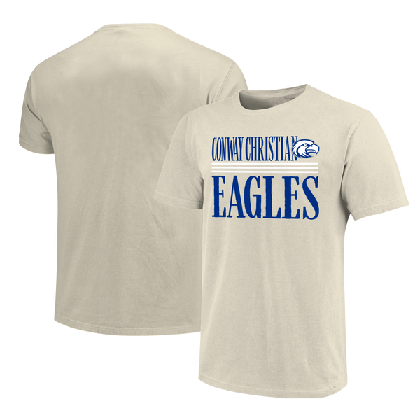 Conway Christian Eagles Tall Type Lines Unisex Cotton T-Shirt