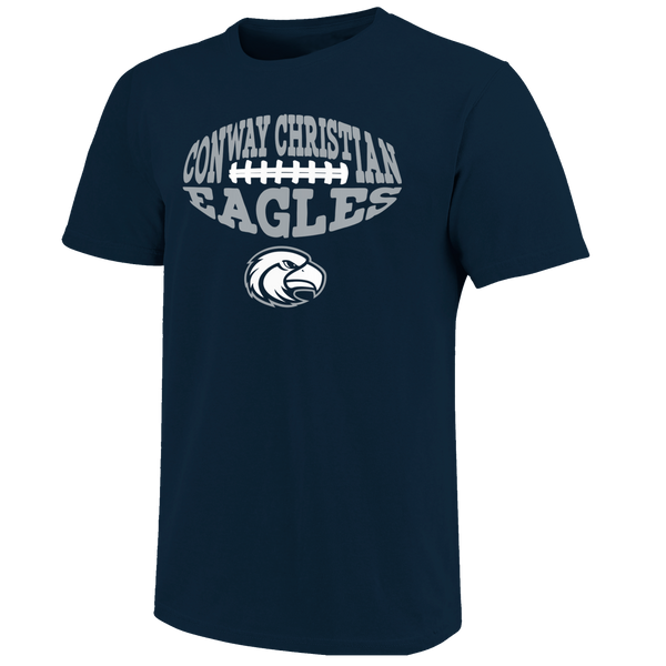 Conway Christian Eagles Football Type Unisex Cotton T-Shirt
