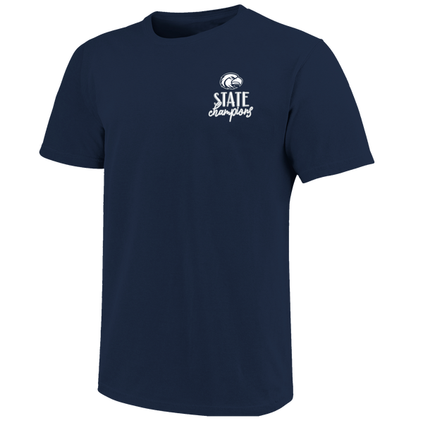 Conway Christian Eagles 2024 Football Fan Champions Youth Short Sleeve T-Shirt