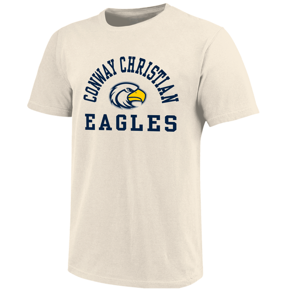 Conway Christian Eagles Simple Arch Unisex Cotton T-Shirt