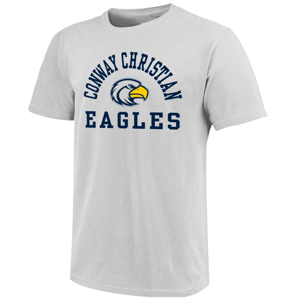 Conway Christian Eagles Simple Arch Unisex Cotton T-Shirt