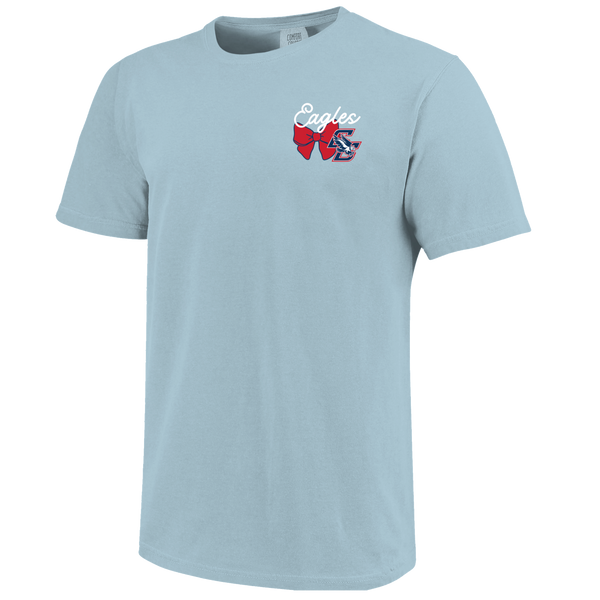 Conway Christian Eagles Boots & Bows Comfort Color T-Shirt
