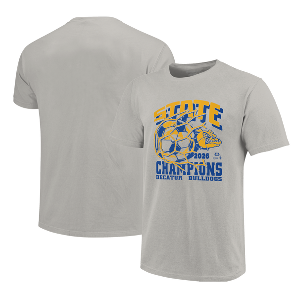 Decatur Bulldogs 2026 Boys Soccer State Champions Short Sleeve T-Shirt
