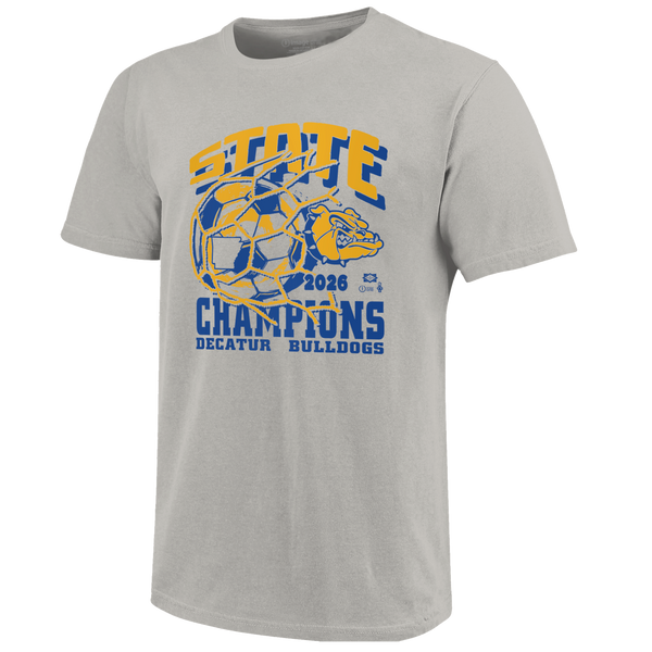 Decatur Bulldogs 2026 Boys Soccer State Champions Short Sleeve T-Shirt