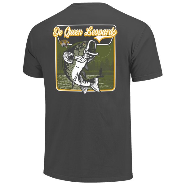 DeQueen Leopards Bass Signage Comfort Color T-Shirt