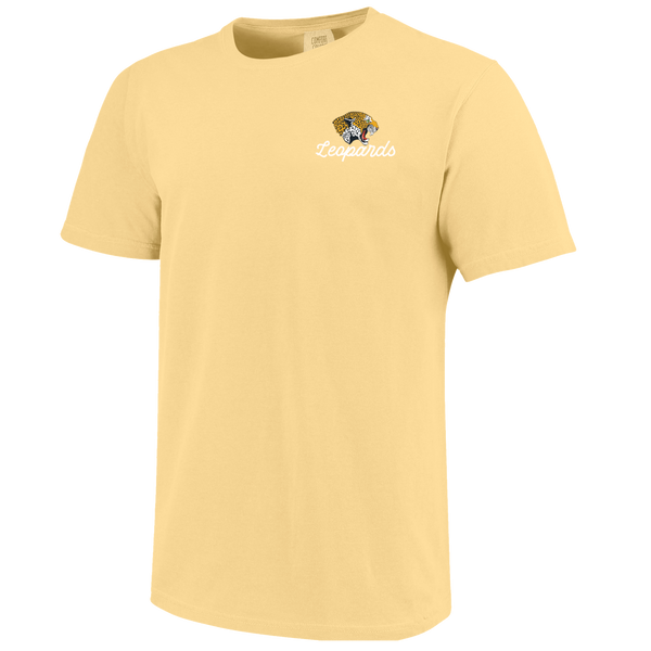 DeQueen Leopards Football Cheer Comfort Color T-Shirt