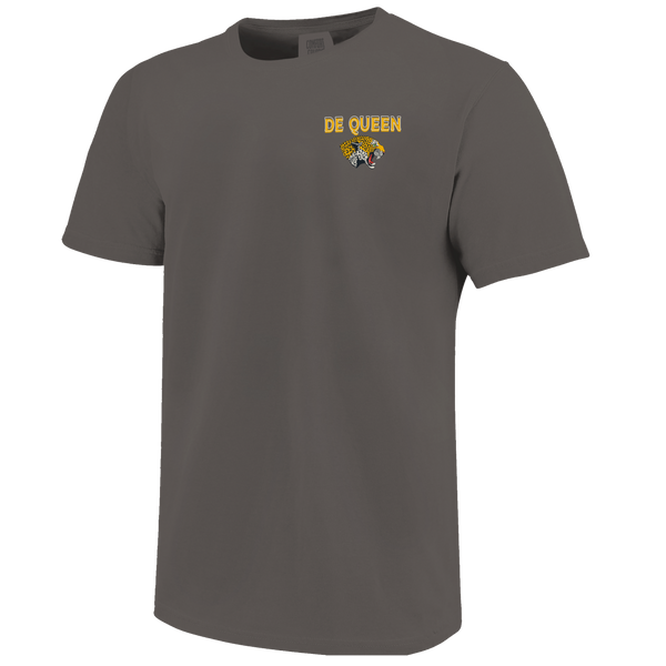 DeQueen Leopards Labrador Football Comfort Color T-Shirt