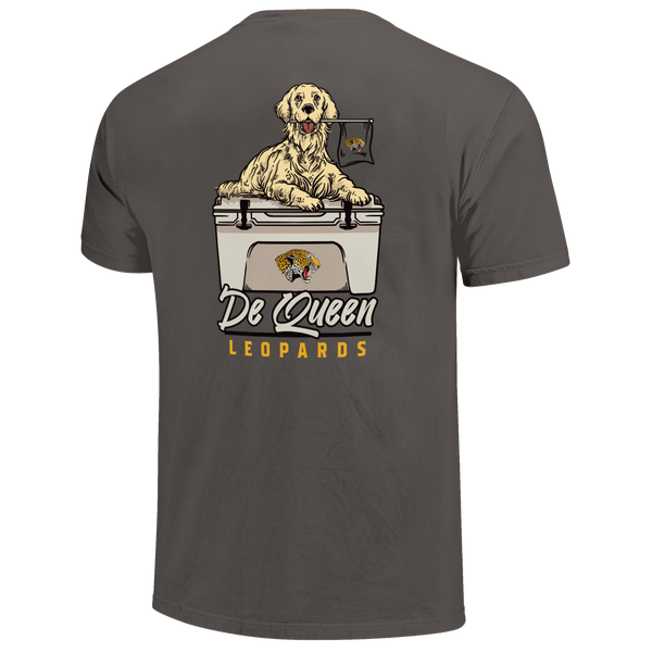 DeQueen Leopards Cooler Dog Comfort Color T-Shirt