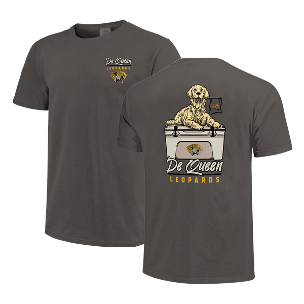 DeQueen Leopards Cooler Dog Comfort Color T-Shirt