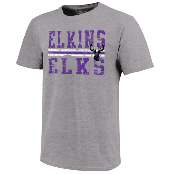 Elkins Elks Distressed Overlay Unisex Cotton T-Shirt