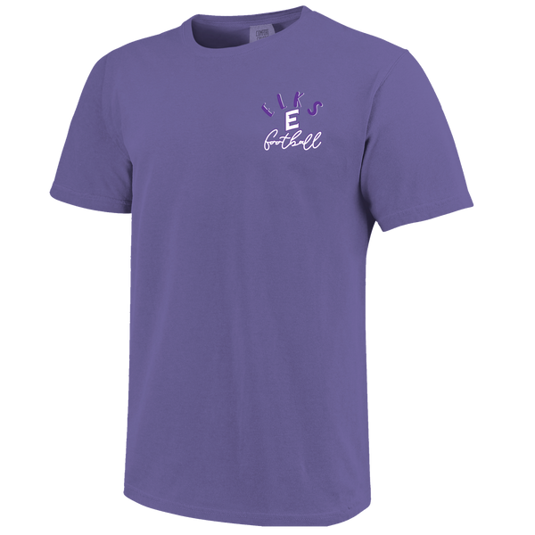 Elkins Elks Football Swirls Comfort Color T-Shirt
