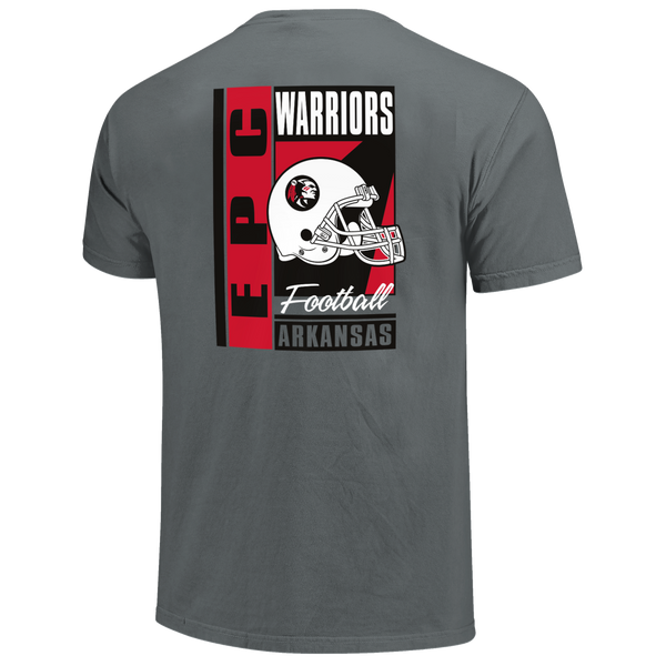 East Poinsett County Warriors Football Retro Poster Comfort Color T-Shirt