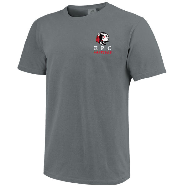 East Poinsett County Warriors School Dog and State Flag Comfort Color T-Shirt