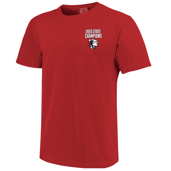 East Poinsett County Warriors 2025 State Champions Edgy Basketball Short Sleeve Comfort Color T-Shirt