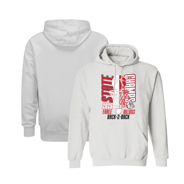 Earle Bulldogs 2026 Boys State Champs Hooded Sweatshirt