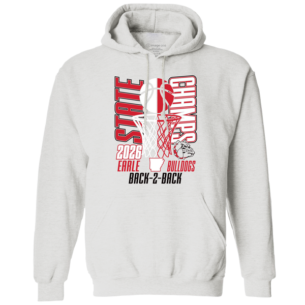 Earle Bulldogs 2026 Boys State Champs Hooded Sweatshirt