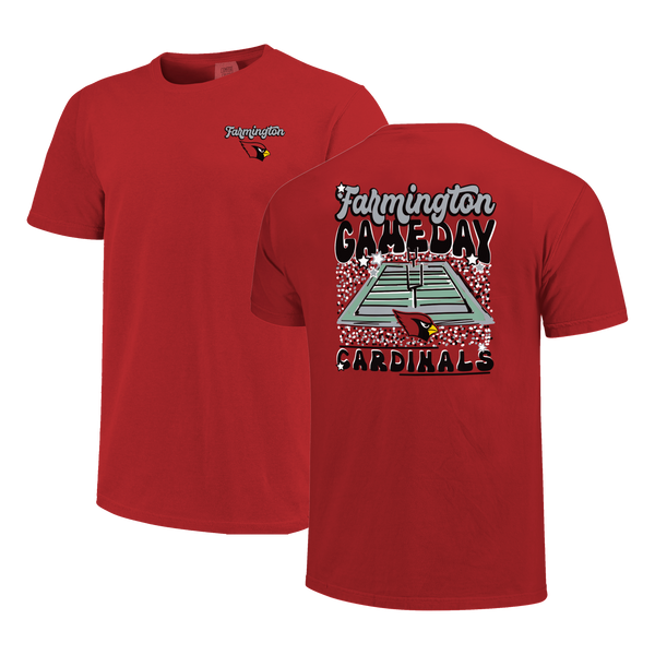 Farmington Cardinals Gameday Field Comfort Color T-Shirt