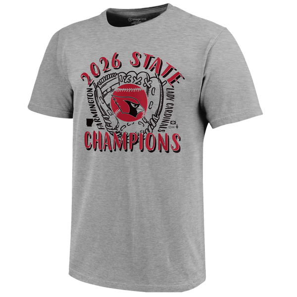 Farmington Cardinals 2026 Softball State Champions Youth T-Shirt