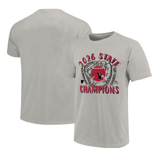 Farmington Cardinals 2026 State Champs Softball Short Sleeve T-Shirt