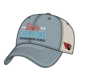 Farmington Cardinals 2026 Softball State Champs Hat