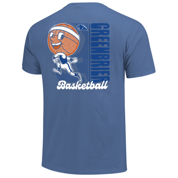 Greenbrier Panthers Retro Shadow Box Comfort Color T-Shirt