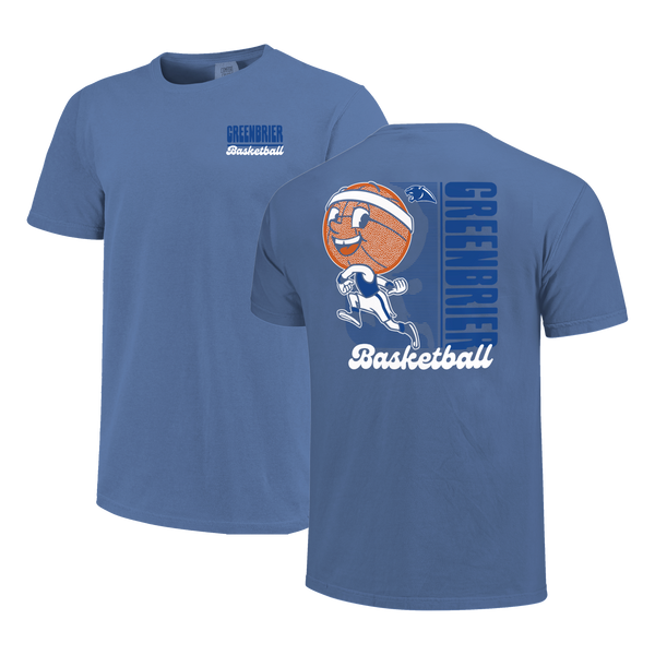 Greenbrier Panthers Retro Shadow Box Comfort Color T-Shirt