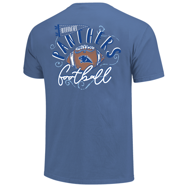 Greenbrier Panthers Football Swirls Comfort Color T-Shirt