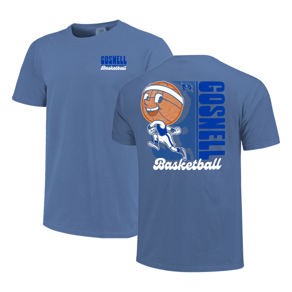 Gosnell Pirates Retro Shadow Box Comfort Color T-Shirt