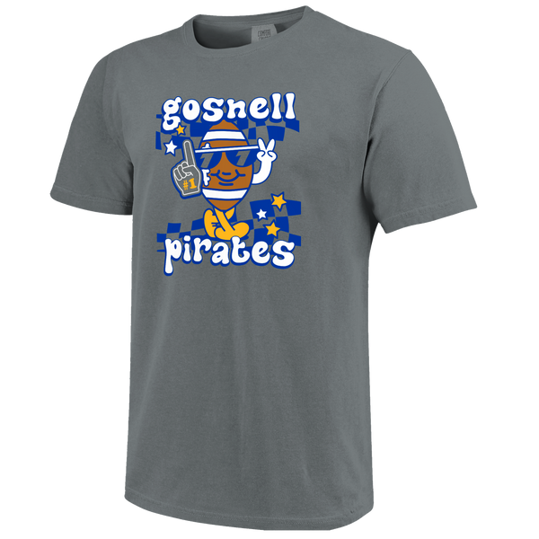 Gosnell Pirates Football Vibes Comfort Color T-Shirt