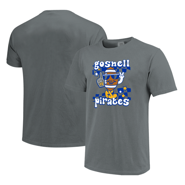 Gosnell Pirates Football Vibes Comfort Color T-Shirt