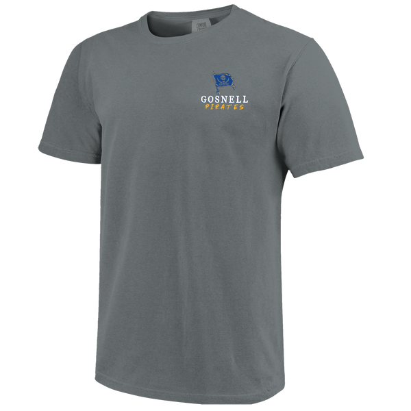 Gosnell Pirates School Dog and State Flag Comfort Color T-Shirt