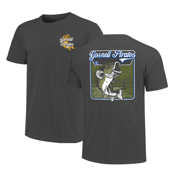 Gosnell Pirates Bass Signage Comfort Color T-Shirt