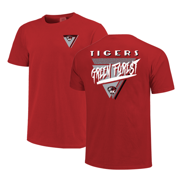 Green Forest Tigers 90's Trapper Comfort Color T-Shirt