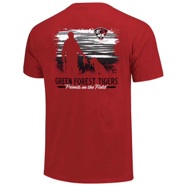 Green Forest Tigers Tall Grass Hunt Comfort Color T-Shirt