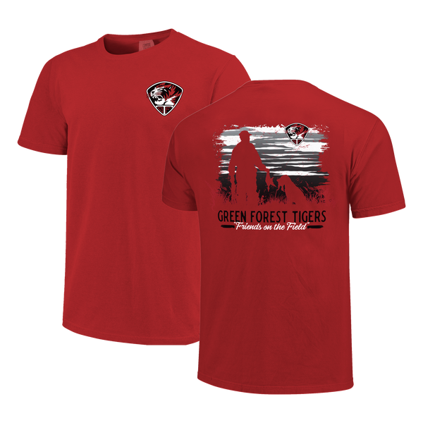 Green Forest Tigers Tall Grass Hunt Comfort Color T-Shirt