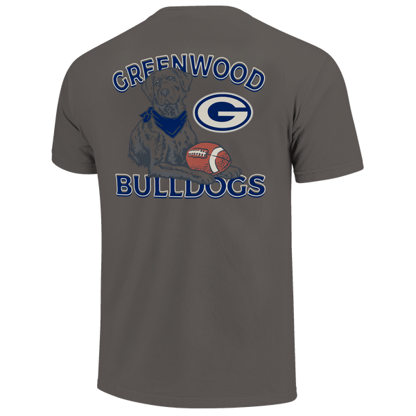 Greenwood Bulldogs Labrador Football Comfort Color T-Shirt