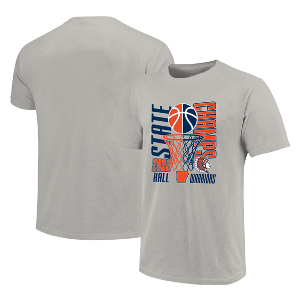 Hall Warriors 2026 Boys Basketball State Champs Short Sleeve T-Shirt