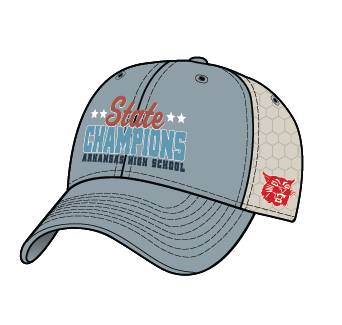 Harding Academy Wildcats 2026 State Champs Softball Hat