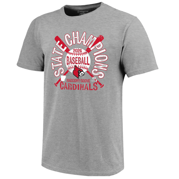 Haskell Harmony Grove Cardinals 2026 State Champs Baseball Youth T-Shirt