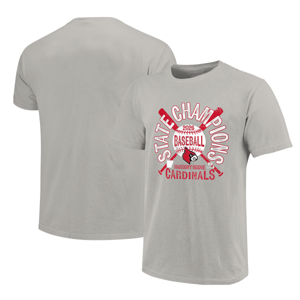 Haskell Harmony Grove Cardinals 2026 State Champs Baseball Short Sleeve T-Shirt