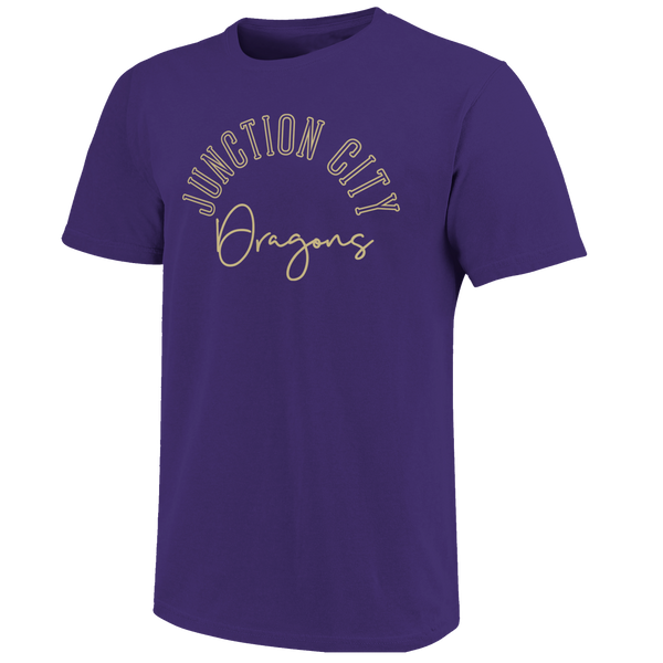 Junction City Dragons Arch & Type Unisex Cotton T-Shirt