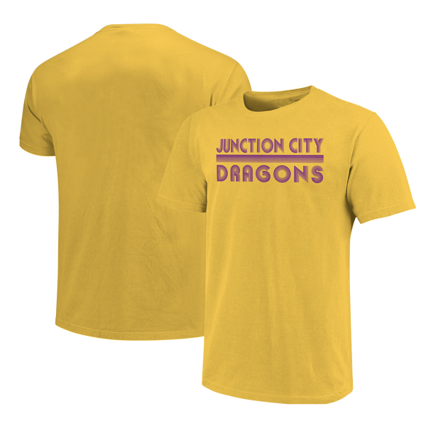 Junction City Dragons Vintage Lines Unisex Cotton T-Shirt
