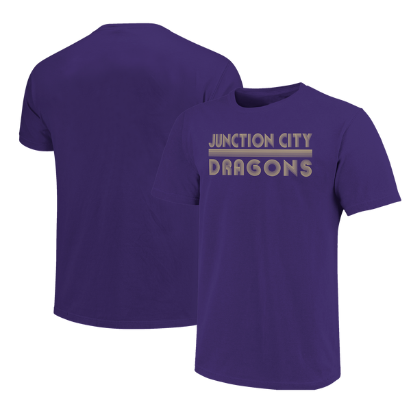 Junction City Dragons Vintage Lines Unisex Cotton T-Shirt