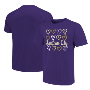 Junction City Dragons Hearts Unisex Cotton T-Shirt