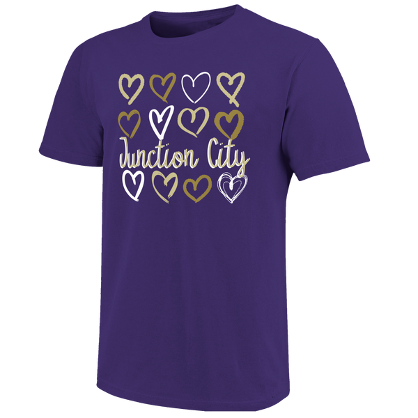 Junction City Dragons Hearts Unisex Cotton T-Shirt