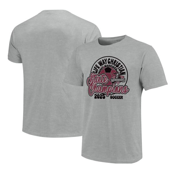 Life Way Warriors 2025 Script Girls Soccer Champs Short Sleeve T-Shirt