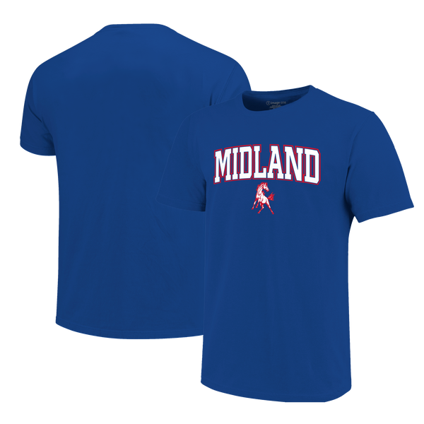 Midland Mustangs Arch Logo Unisex Cotton T-Shirt
