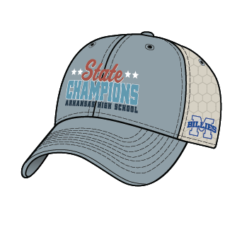 Monticello Billies 2026 State Champs Softball Hat