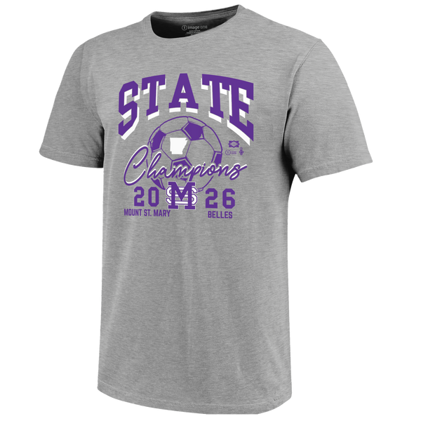 Mount St. Mary Academy Belles 2026 Girls Soccer State Champions Youth T-Shirt